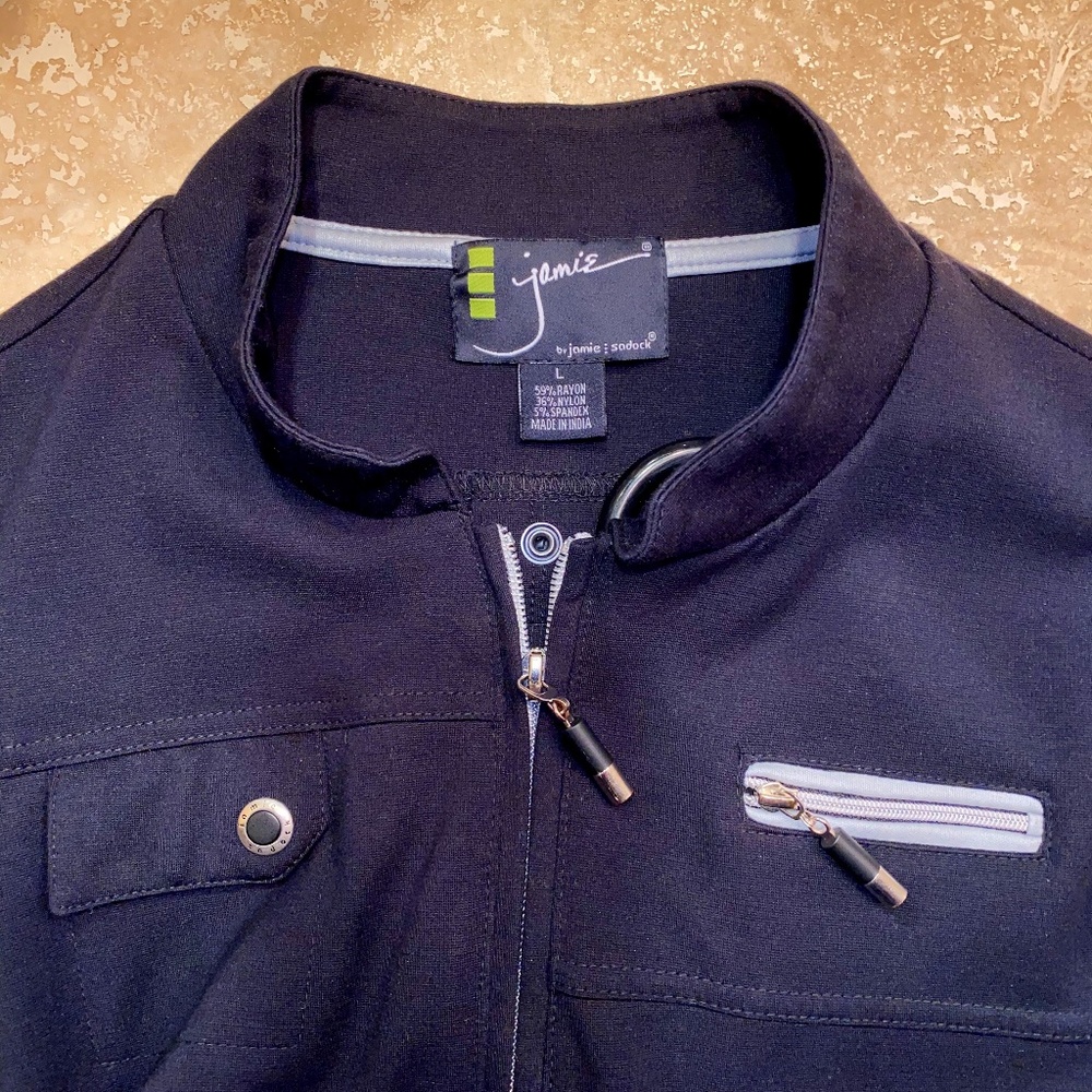❤️JAMIE SADOCK JET GOLF JACKET - BLACK